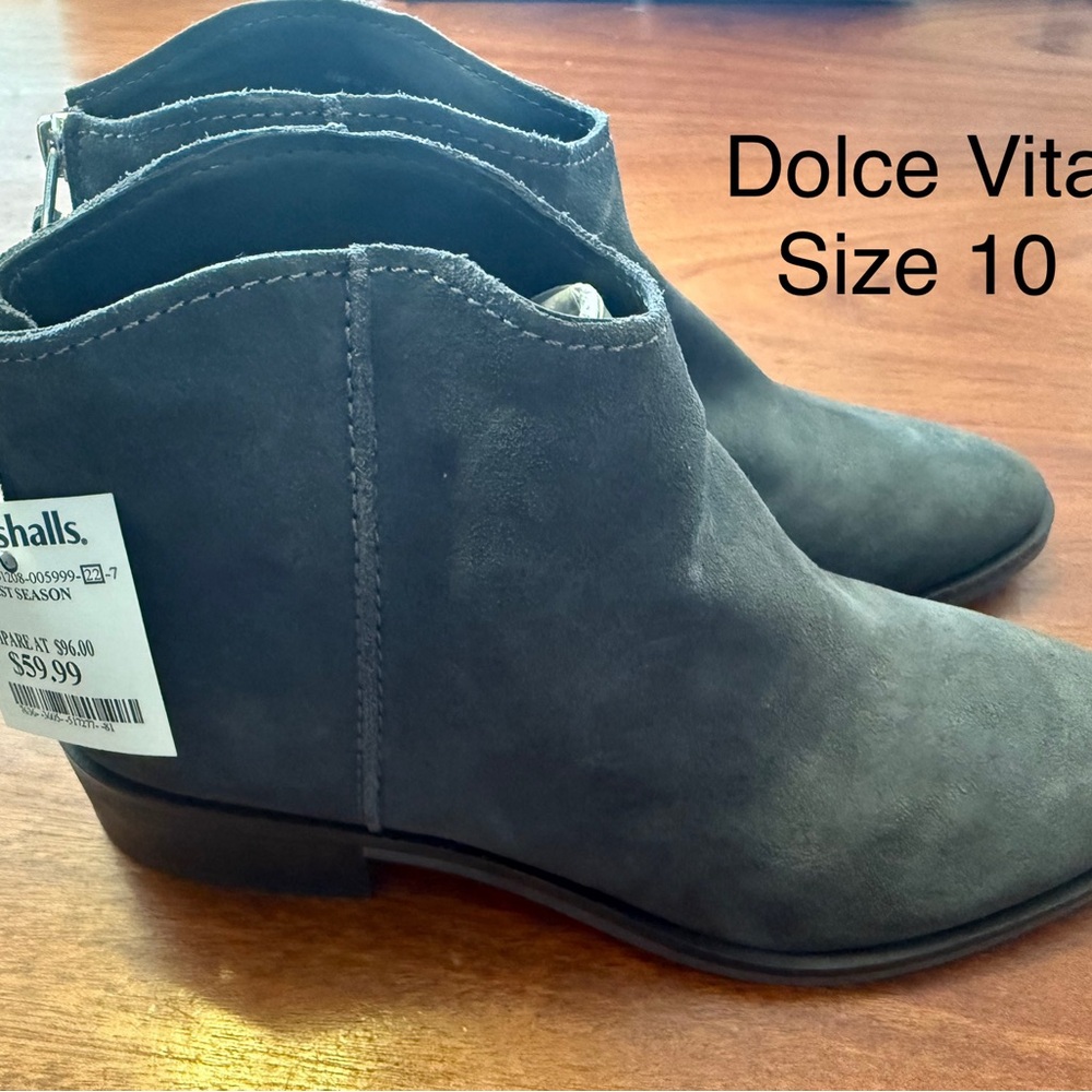 Dolce Vita Charcoal Ankle Booties